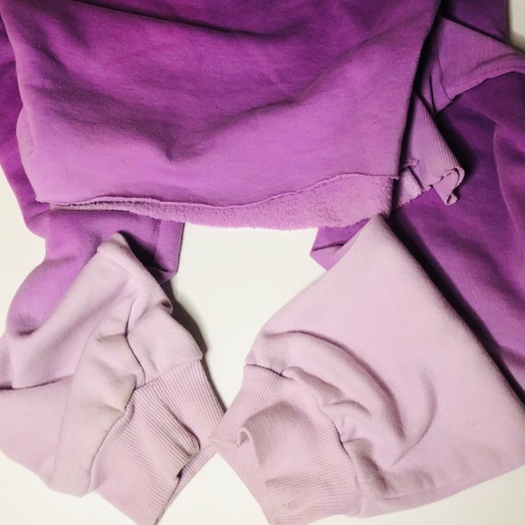 Purple Crop top MTV hoodie / sweatshirt - Picture 8 of 8